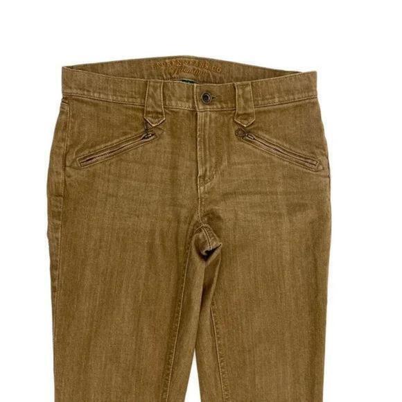 Lauren Jeans Co Skinny Women's size 2 Brown Denim jeans - Picture 2 of 4